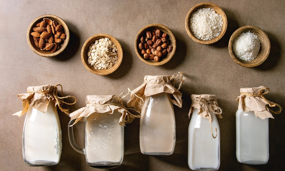 alt text: Hạt dinh dưỡng làm sữa hạt