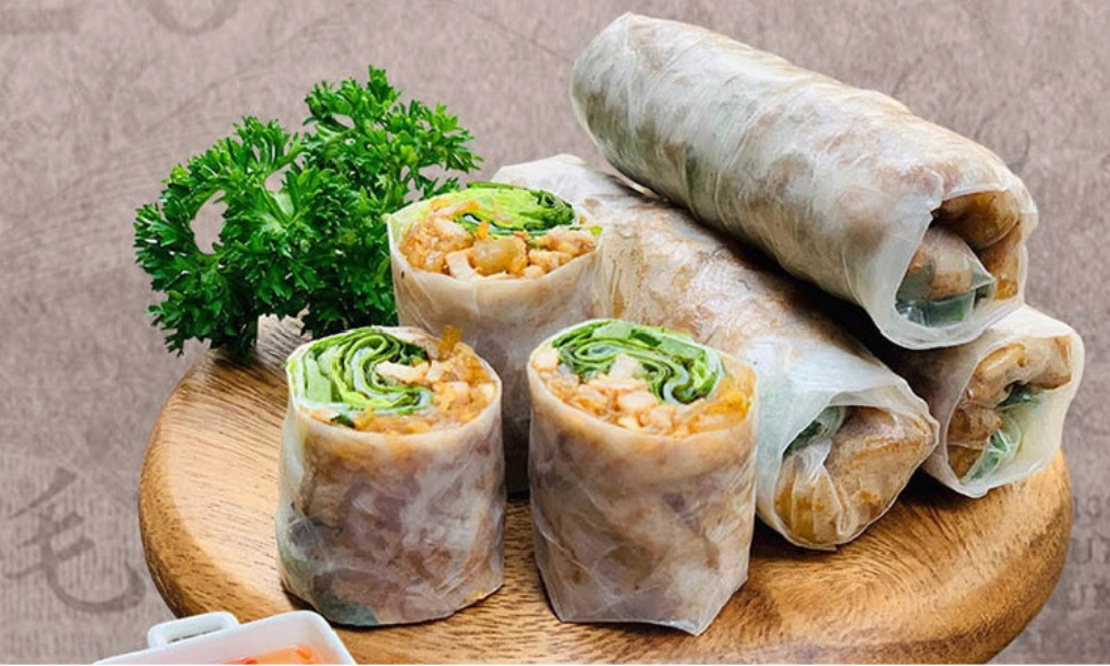 Cách làm bì cuốn chay ngon