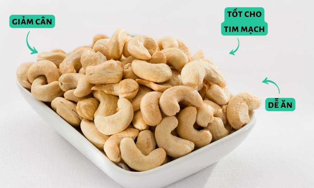 Lợi ích của hạt điều