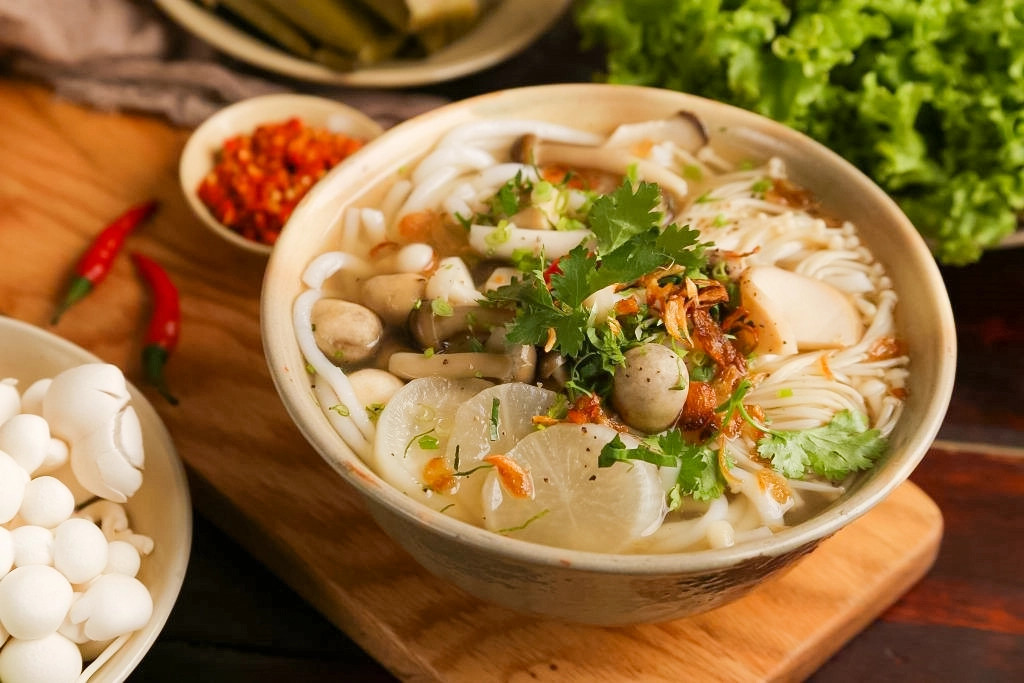 Món bánh canh chay ngon và đơn giản