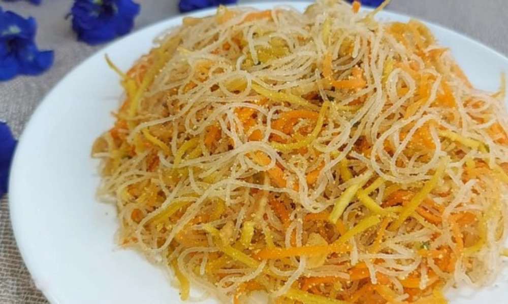 Món bì cơm tấm chay