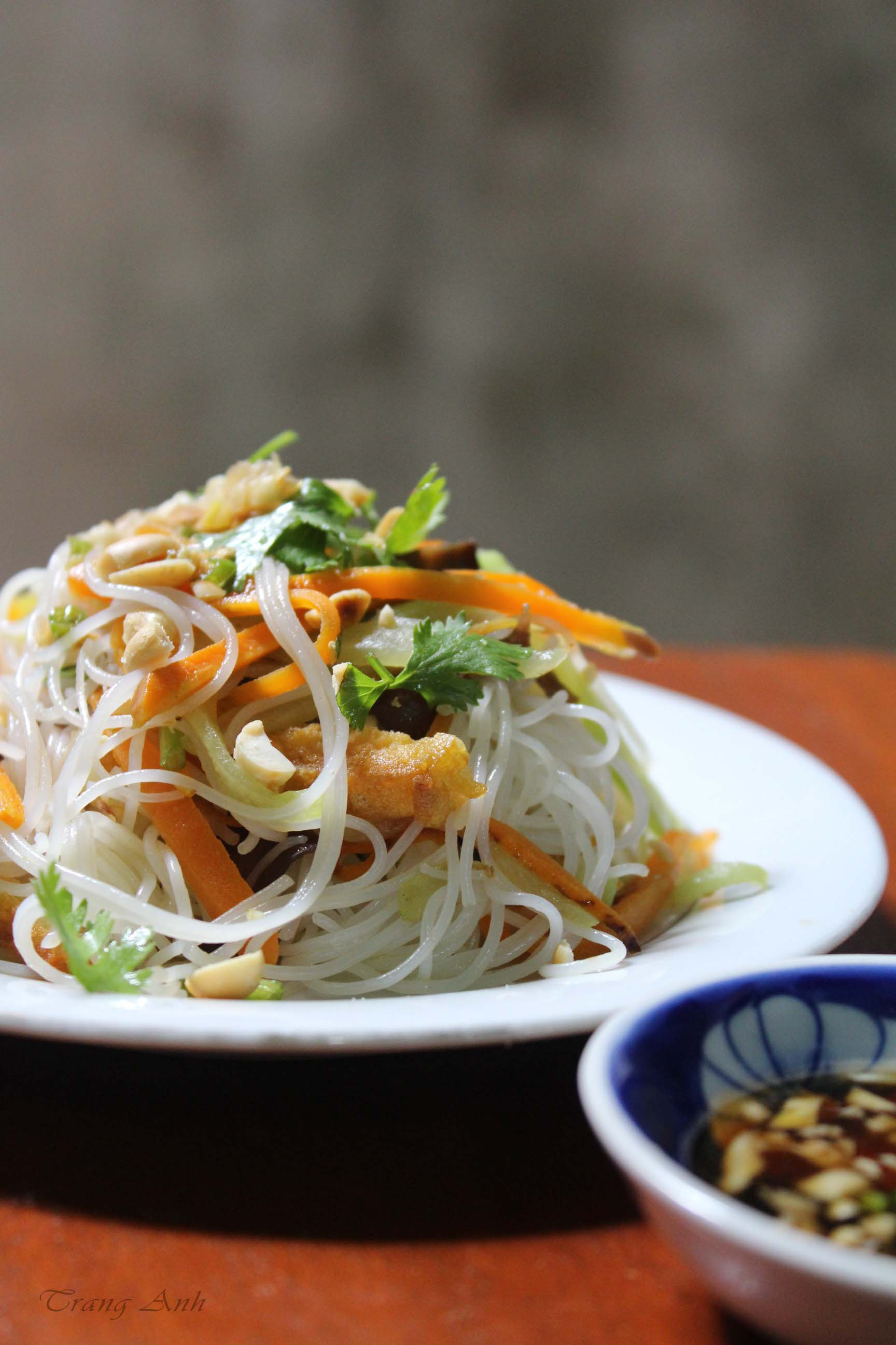 Rau củ cho món bún xào chay