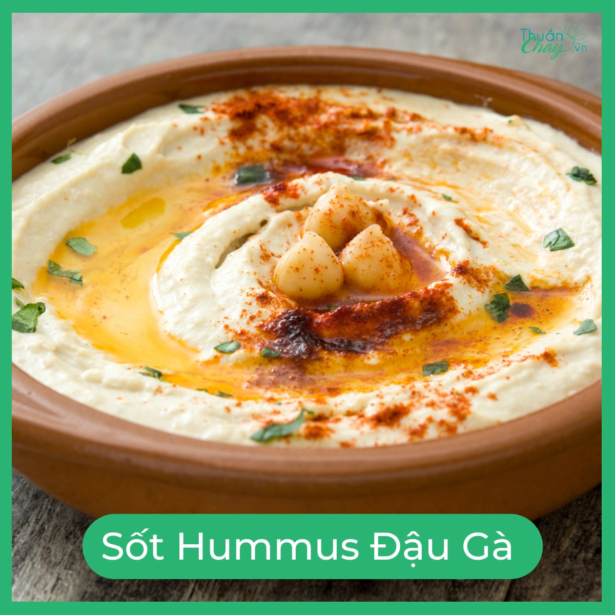 Sốt Hummus Đậu Gà