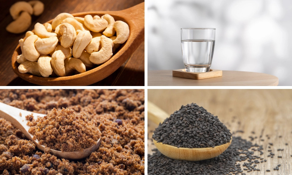 Sữa hạt điều mè đen