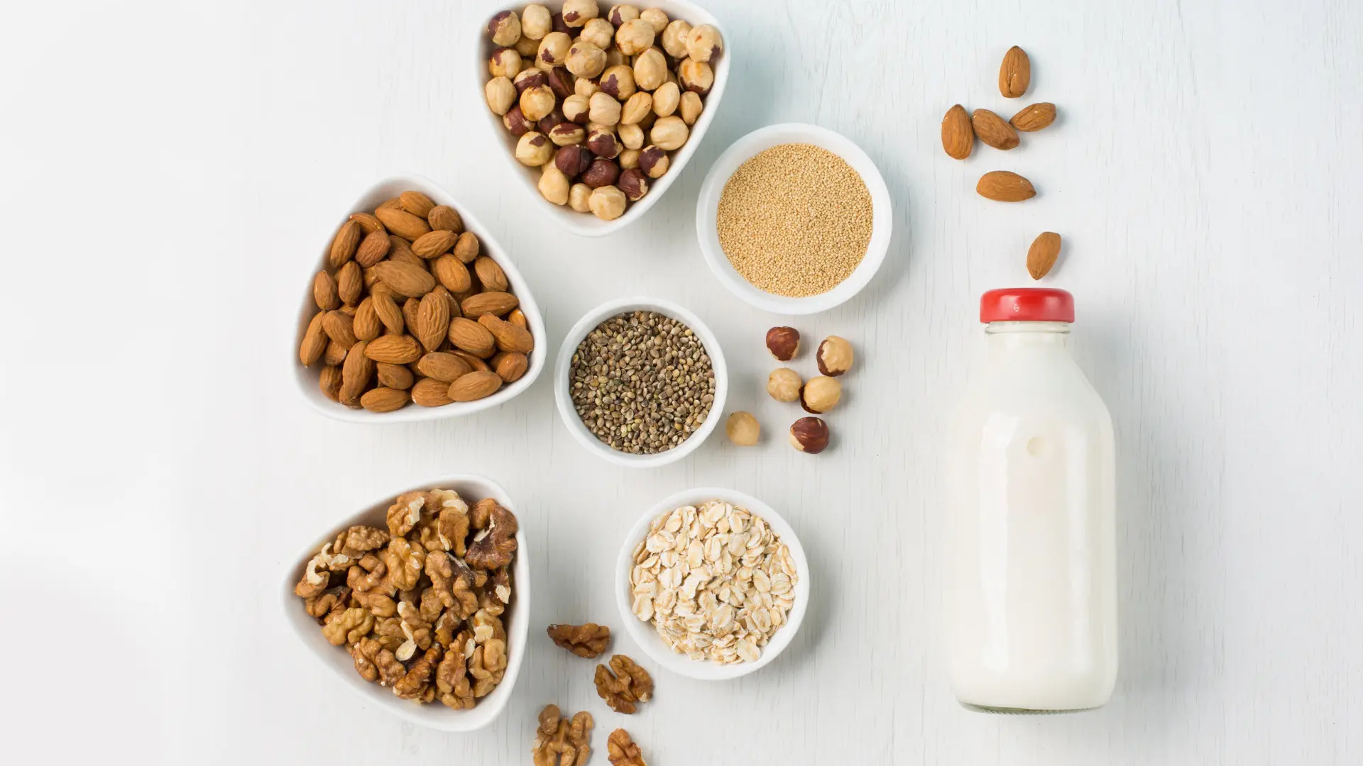 Sữa hạt giàu protein, là một nguồn đạm tuyệt vời